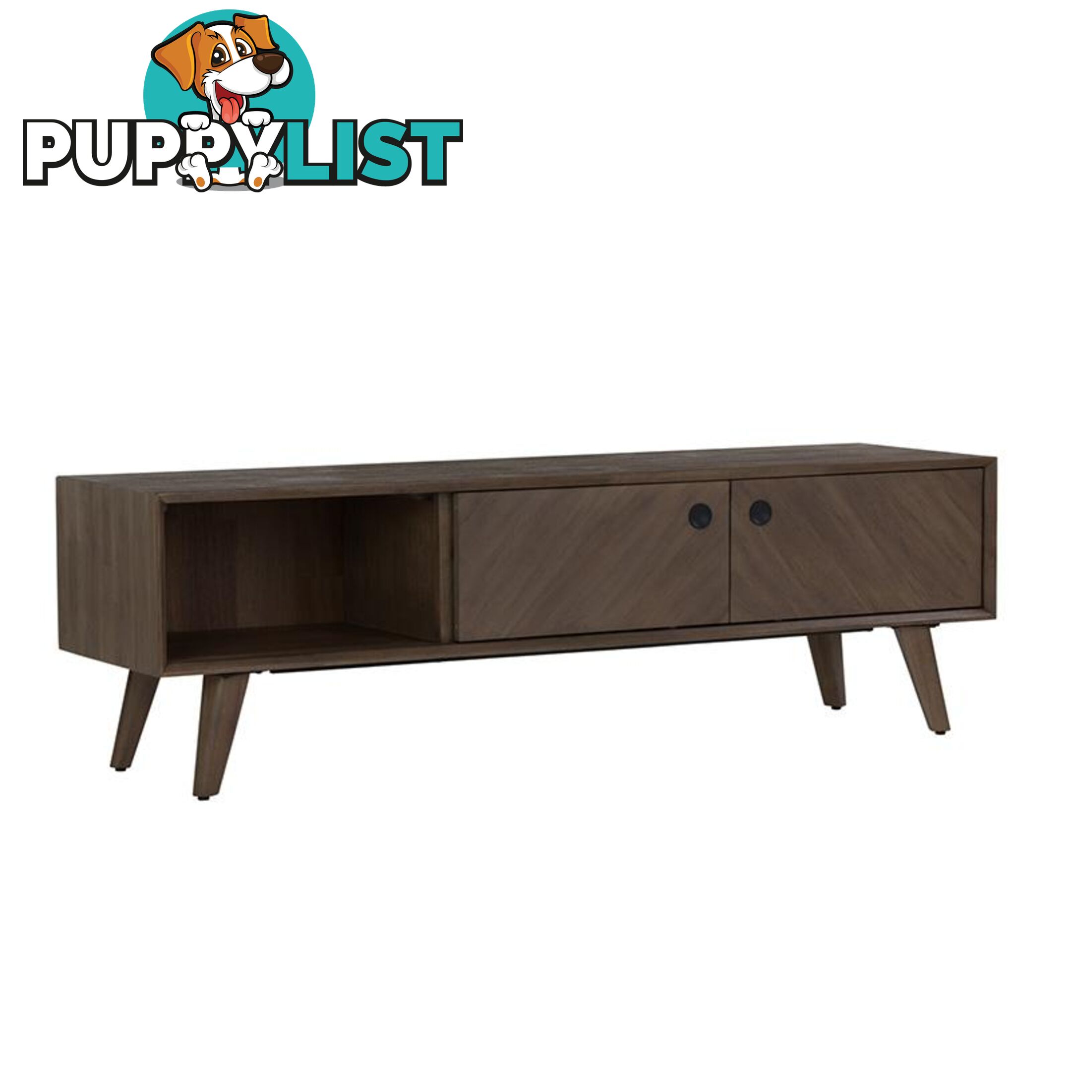 TORRELL 165cm TV Entertainment Unit - Woodline Mocha - 335010 - 9334719010625