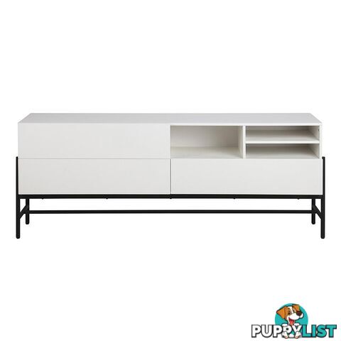 MOGEN Sideboard 185cm - White & Black - AC-H000018851 - 5713941044075