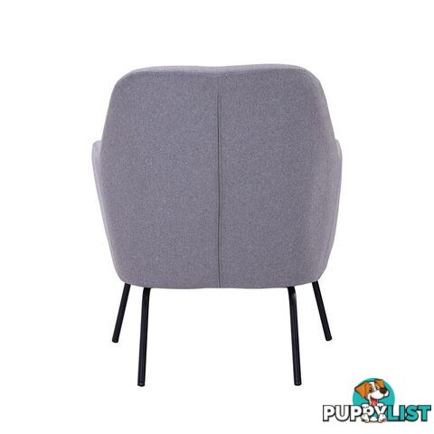 LUCIAN Lounge Chair - Pewter Grey - 231193 - 9334719000770