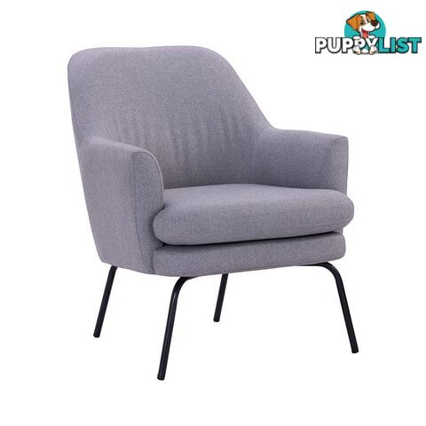 LUCIAN Lounge Chair - Pewter Grey - 231193 - 9334719000770