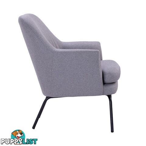 LUCIAN Lounge Chair - Pewter Grey - 231193 - 9334719000770