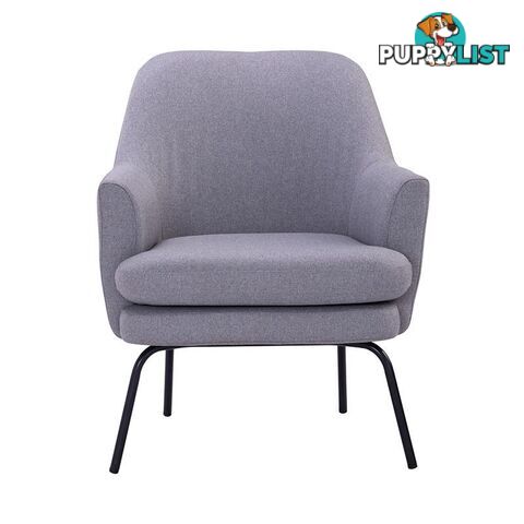 LUCIAN Lounge Chair - Pewter Grey - 231193 - 9334719000770