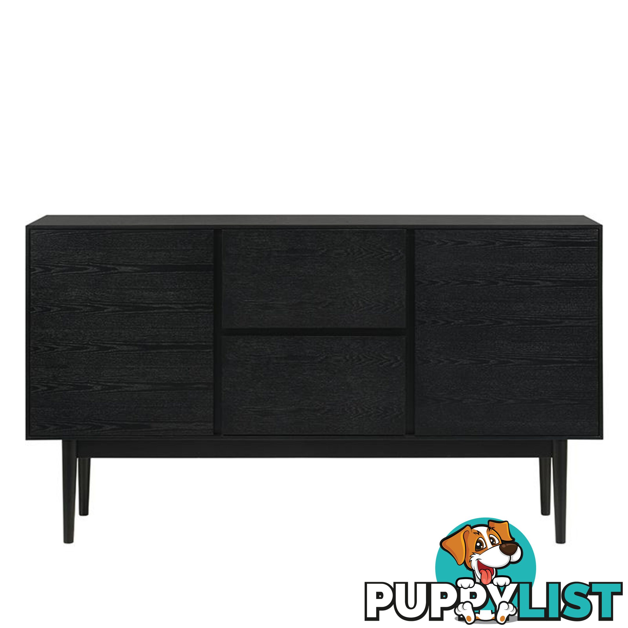 FANGO Sideboard 150cm - Black - IVS-5188 - 9334719007465