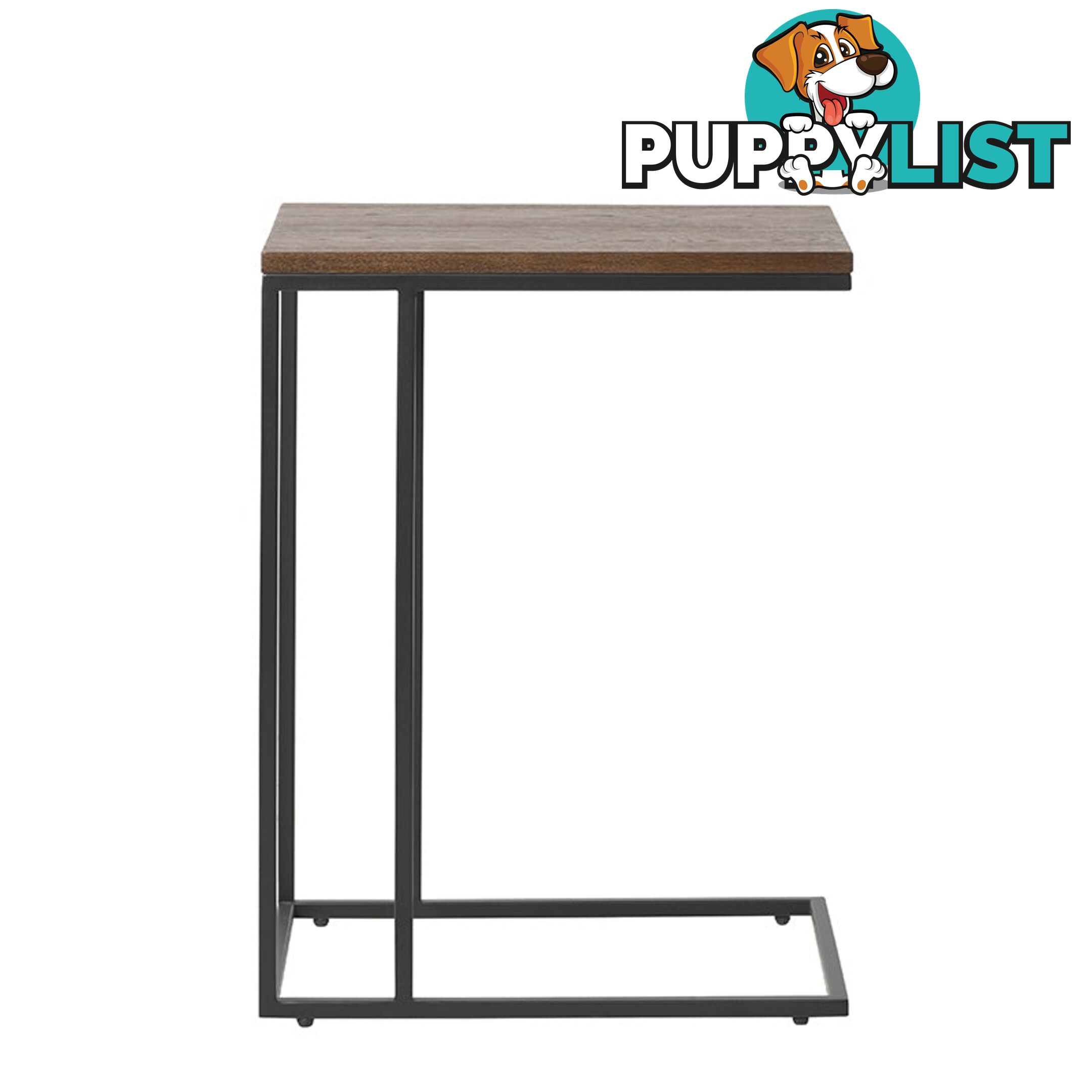 RIVOLI Laptop Table - Smoked Oak / Black - 43393020 - 5704745097299