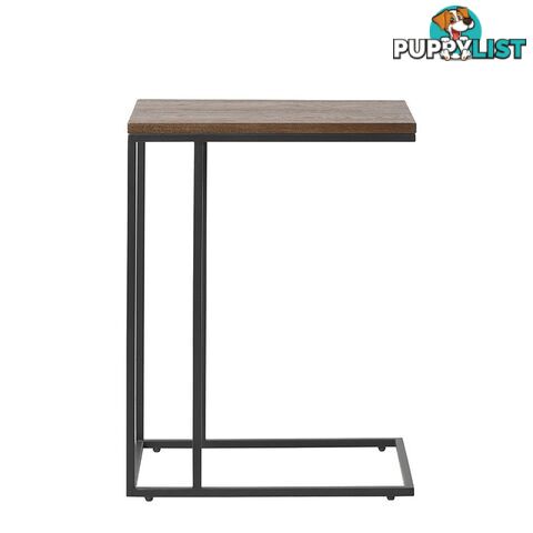 RIVOLI Laptop Table - Smoked Oak / Black - 43393020 - 5704745097299