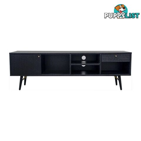 LUXE Entertainment TV Unit - 1.5M Black - AS-LUXTU01 - 9334719010922