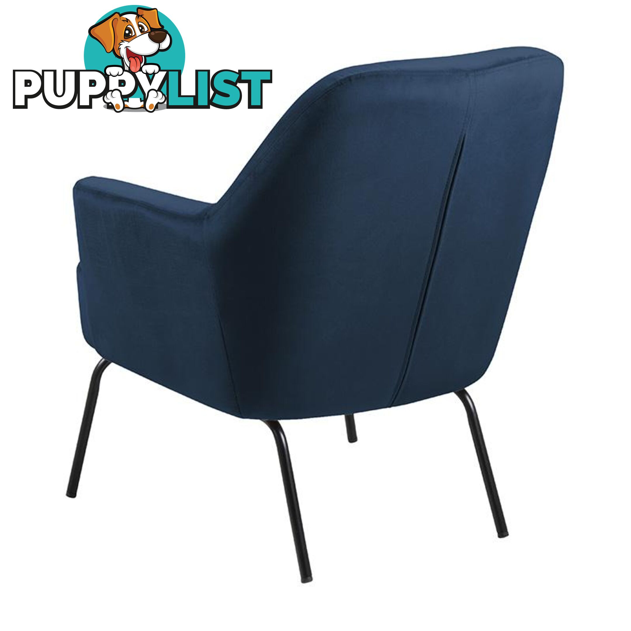 MONROE Lounge Chair - Navy Blue - AC-0000090654 - 5713941165848