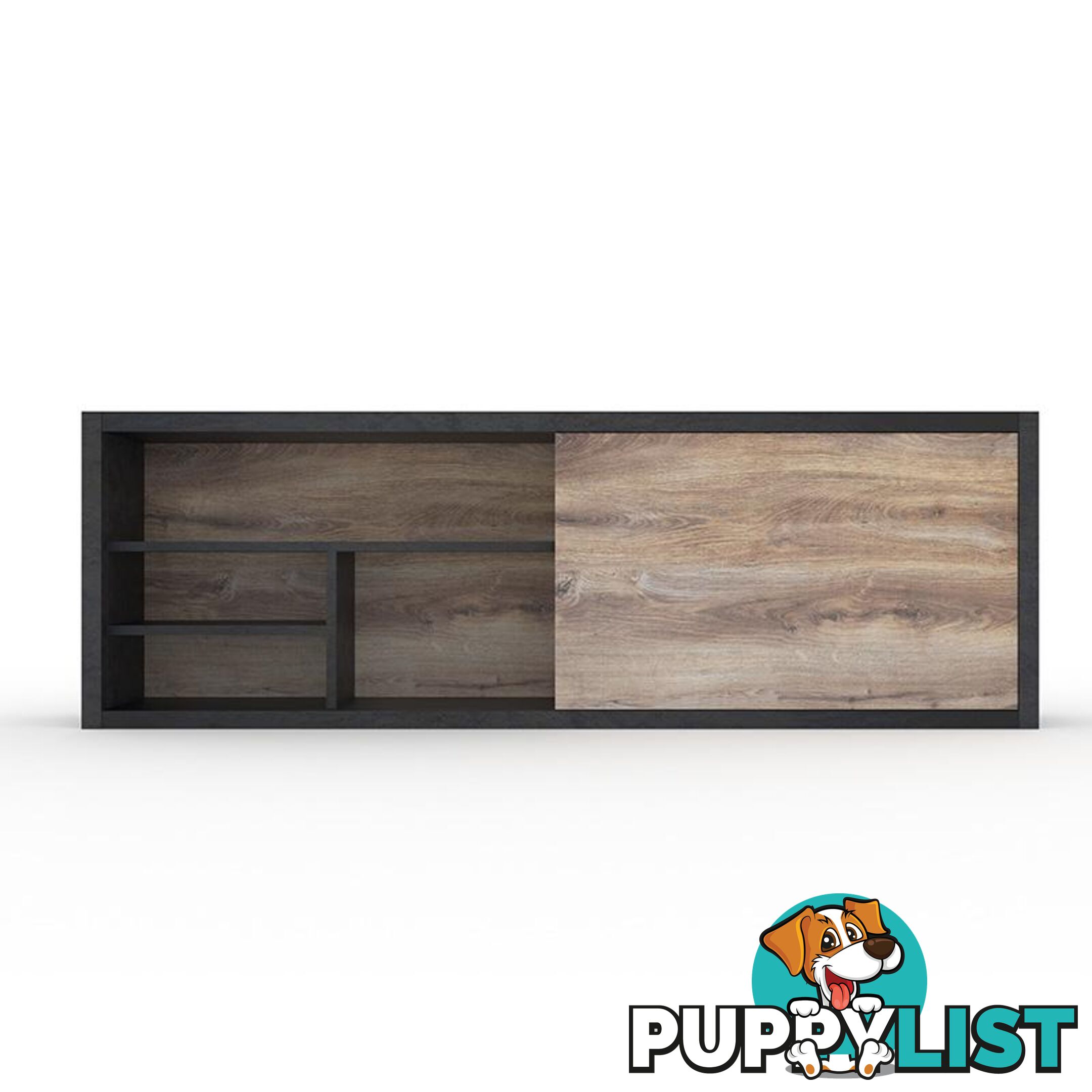 ARTO Display Unit 2.4M - Warm Oak & Black - WF-NT001 - 9334719010038