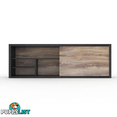 ARTO Display Unit 2.4M - Warm Oak & Black - WF-NT001 - 9334719010038