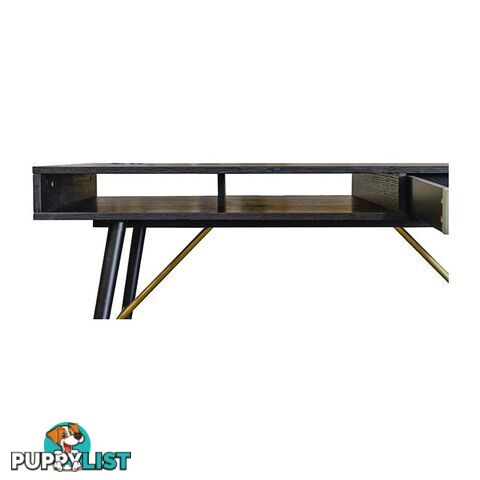 OMARI Study Desk 117cm - Black & Green - DI-J3496 - 9334719001692