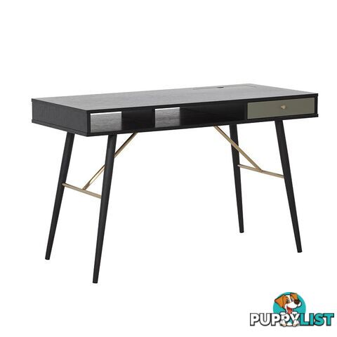 OMARI Study Desk 117cm - Black & Green - DI-J3496 - 9334719001692