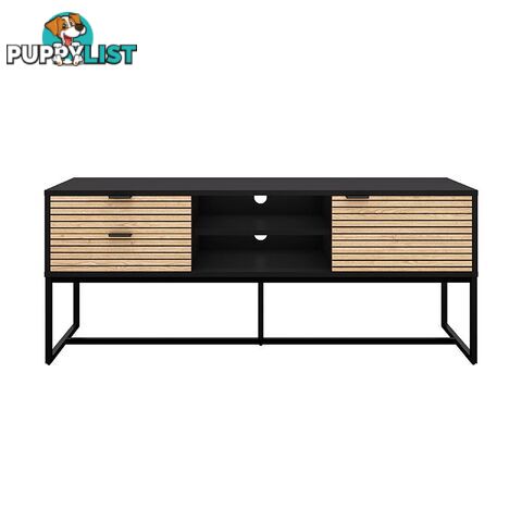 ODENCE Entertainment TV Unit - 150cm - Natural & Black - AS-ODENCETU01 - 9334719010960