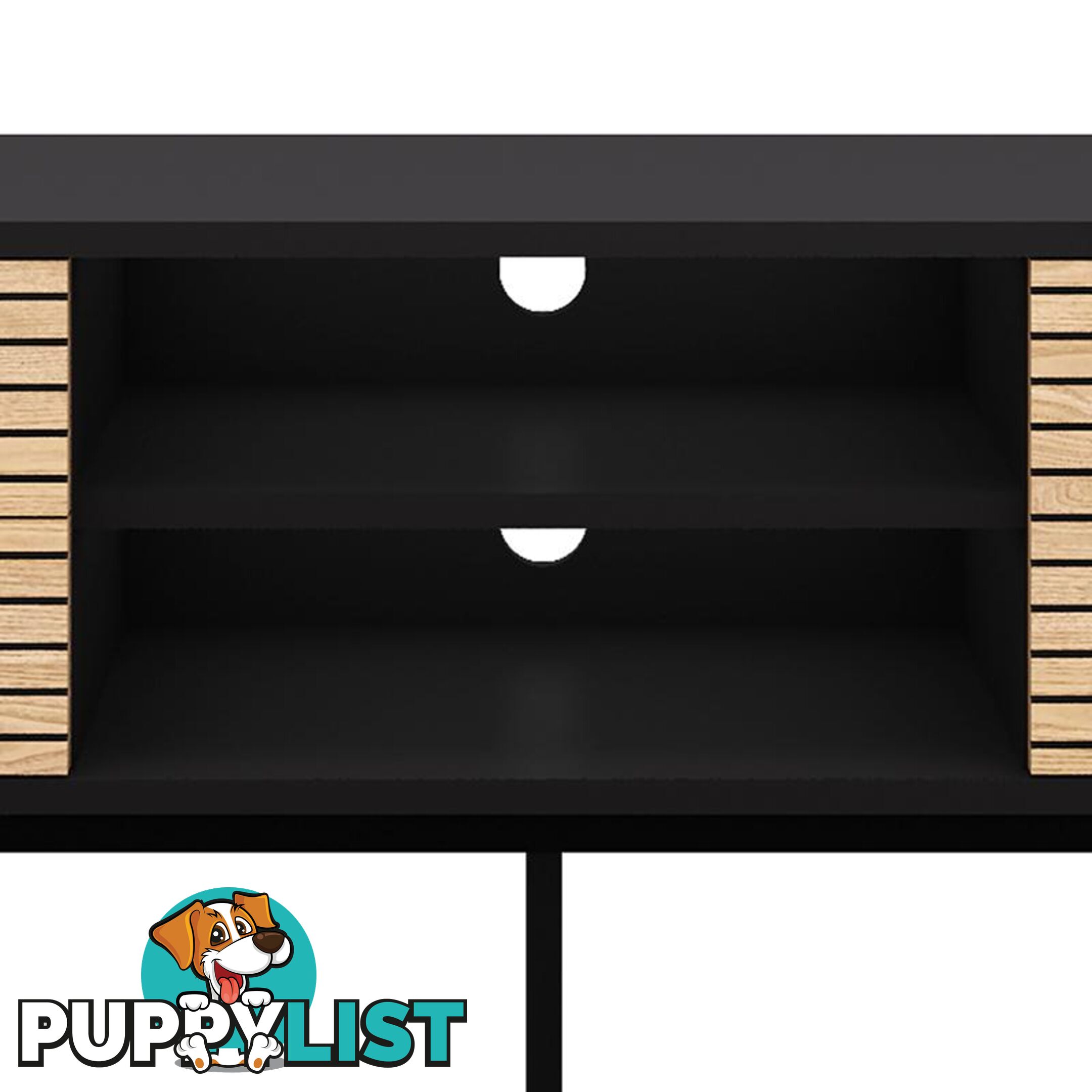 ODENCE Entertainment TV Unit - 150cm - Natural & Black - AS-ODENCETU01 - 9334719010960