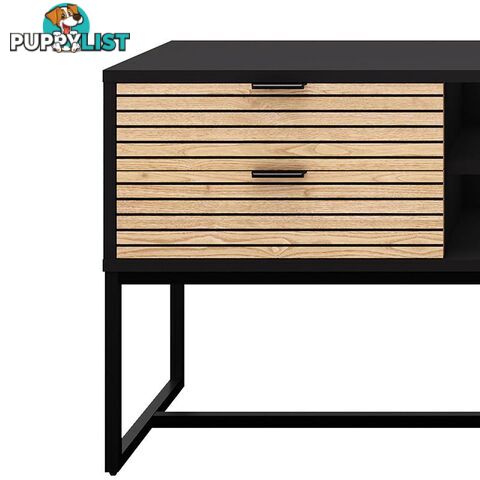 ODENCE Entertainment TV Unit - 150cm - Natural & Black - AS-ODENCETU01 - 9334719010960