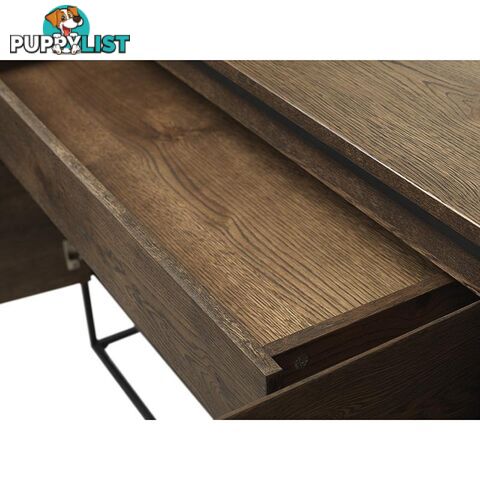 RIVOLI Sideboard 1.55M -  Smoked Oak / Black - 40813020 - 5704745088419