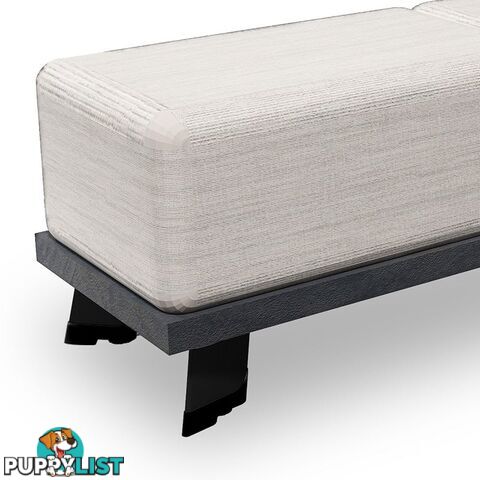 HALDIS Bench 180cm - Warm Oak & Black - WF-NT015 - 9334719010694