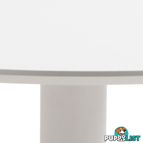 TITAN Round Dining Table 80cm - White - AC-H000021272 - 5713941186621