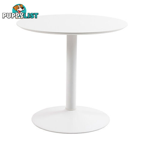 TITAN Round Dining Table 80cm - White - AC-H000021272 - 5713941186621