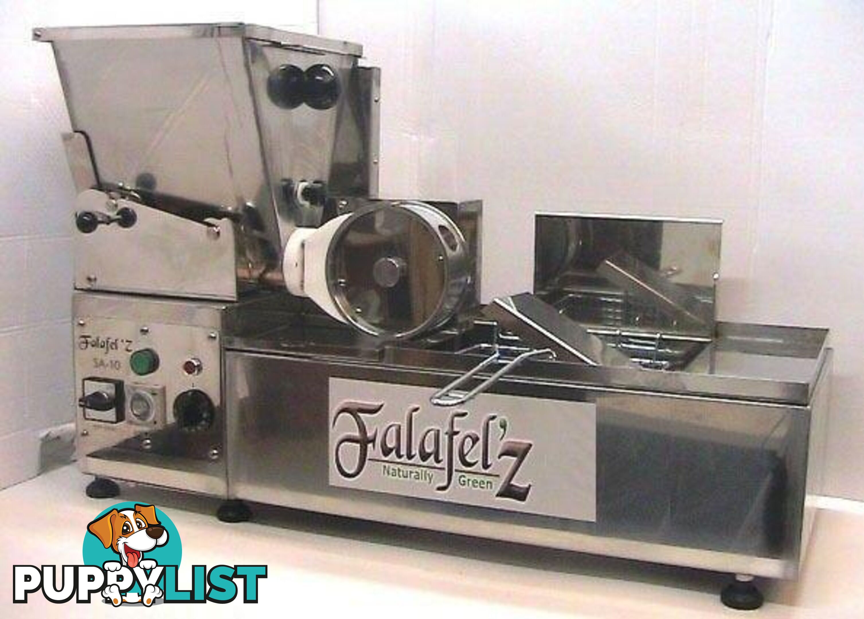 NEW COMMERCIAL AUTOMATIC FALAFEL MACHINE BALL MAKER ELECTRIC DEEP FRYER SA10 - SA10