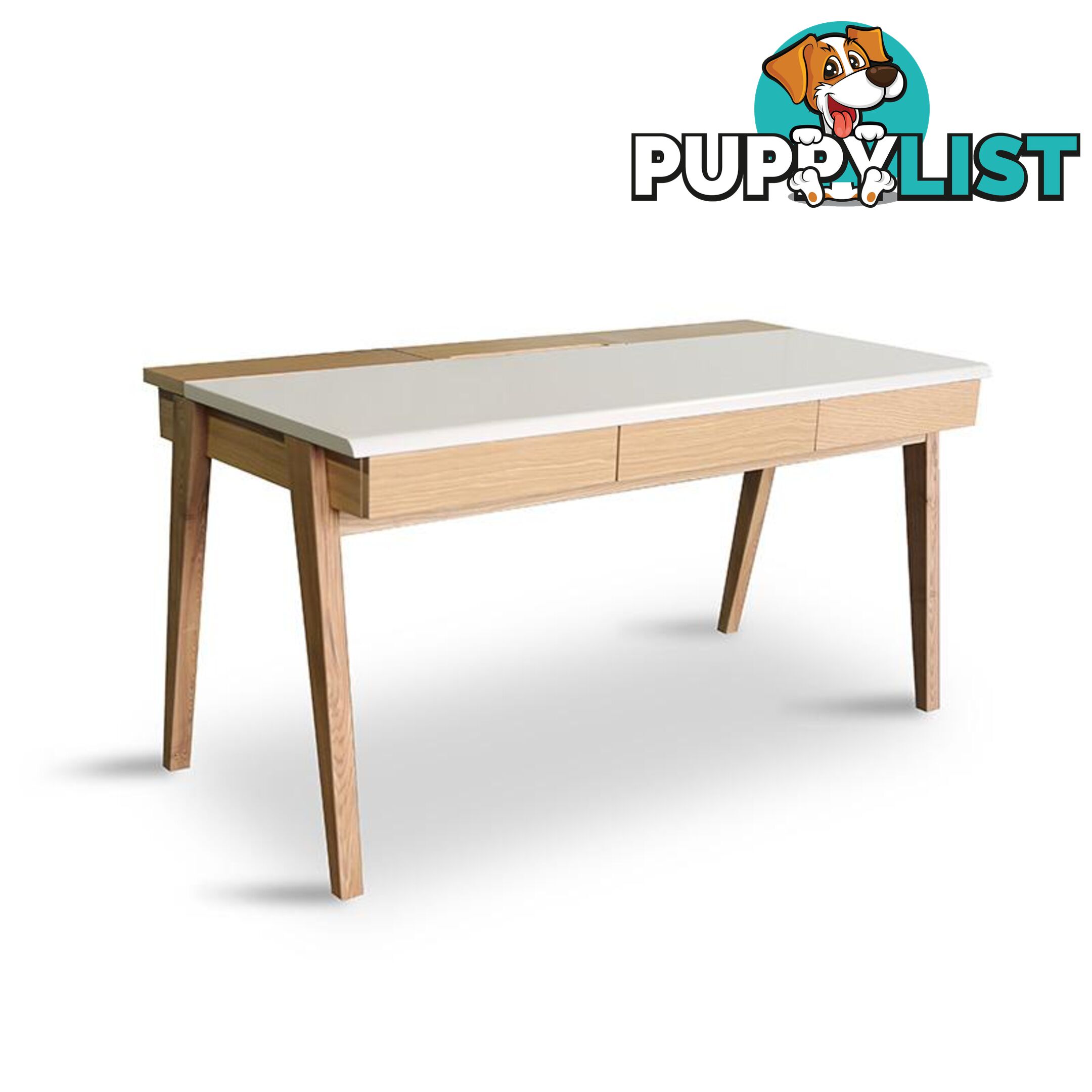 DEXTER Study Desk 1.5M - White - LI-NS5792 - 9334719002903