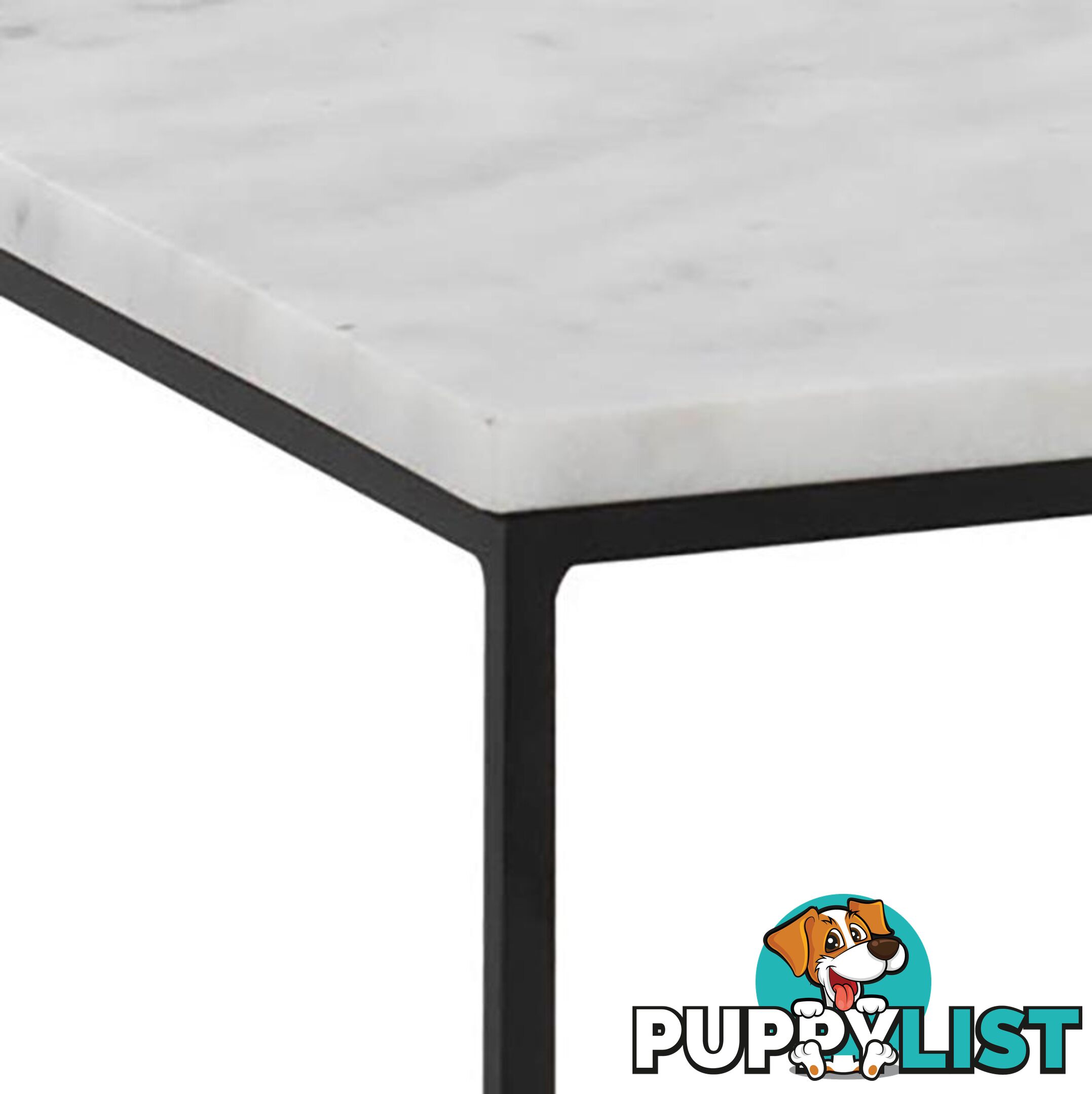 LUCIO Marble Coffee Table 60cm - White - 132038 - 9334719000503