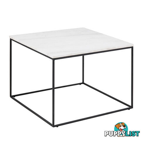 LUCIO Marble Coffee Table 60cm - White - 132038 - 9334719000503