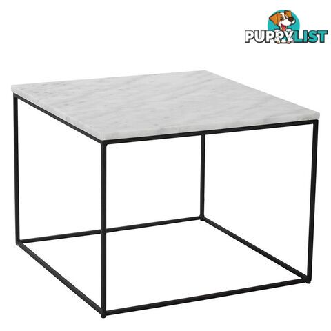 LUCIO Marble Coffee Table 60cm - White - 132038 - 9334719000503