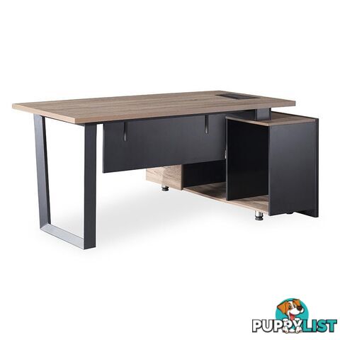 ADRIANO Executive Office Desk with Left Return 1.8M - Light Brown - WF-EW003-L - 9334719003825