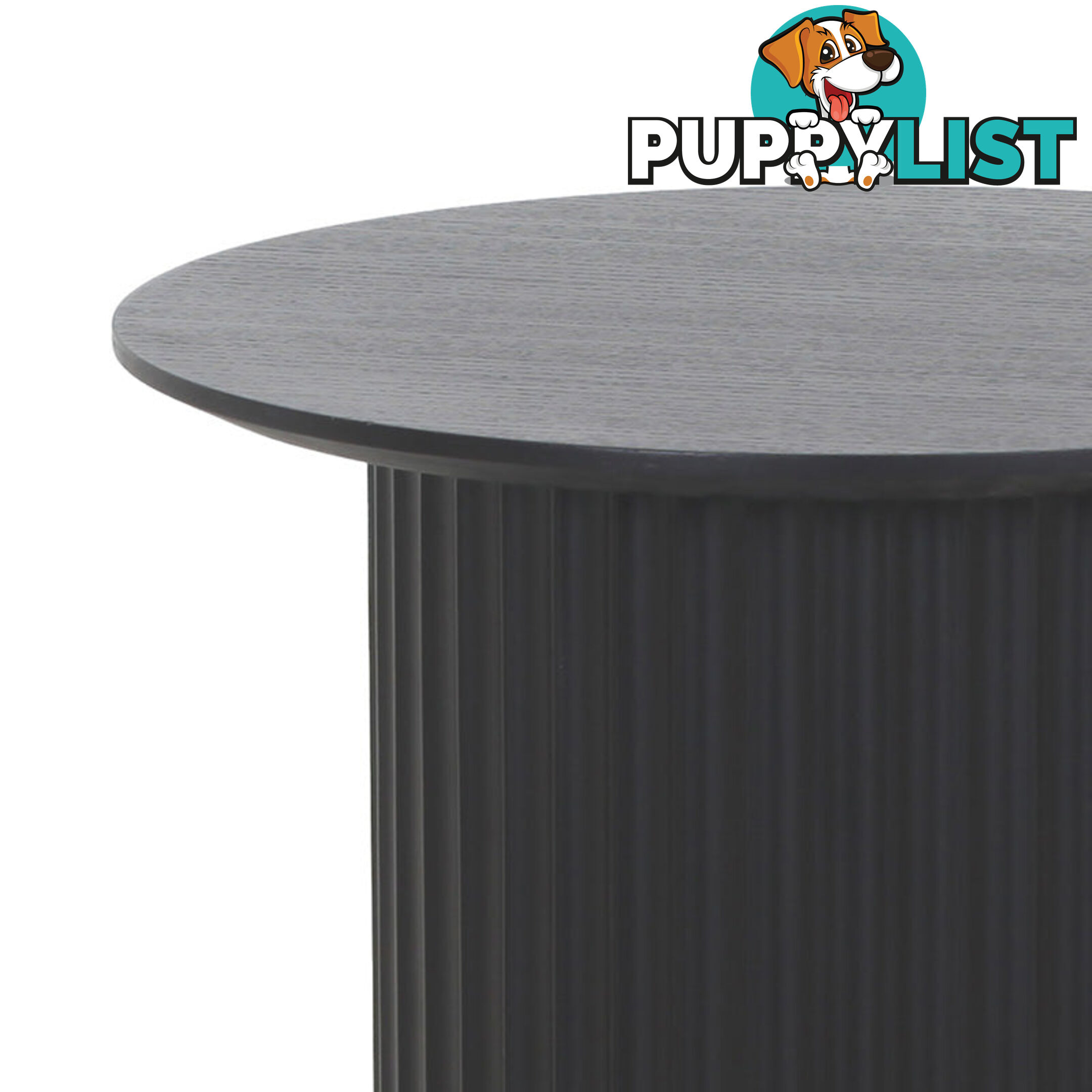 TULLY Round Side Table 45cm - Black - DI-J5814B-2 - 9334719012001