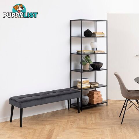 GASTON Bench Seat 140cm - Dark Grey - AC-0000092336 - 5713941107848