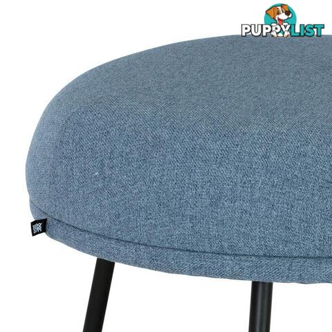 JUSTY Footstool/ Ottoman 63.5cm - Marble Blue - 236068 - 9334719007199