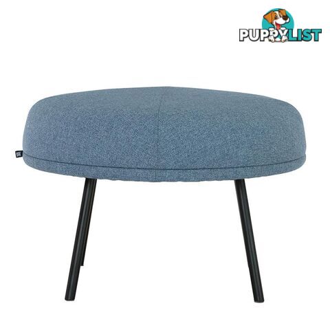 JUSTY Footstool/ Ottoman 63.5cm - Marble Blue - 236068 - 9334719007199