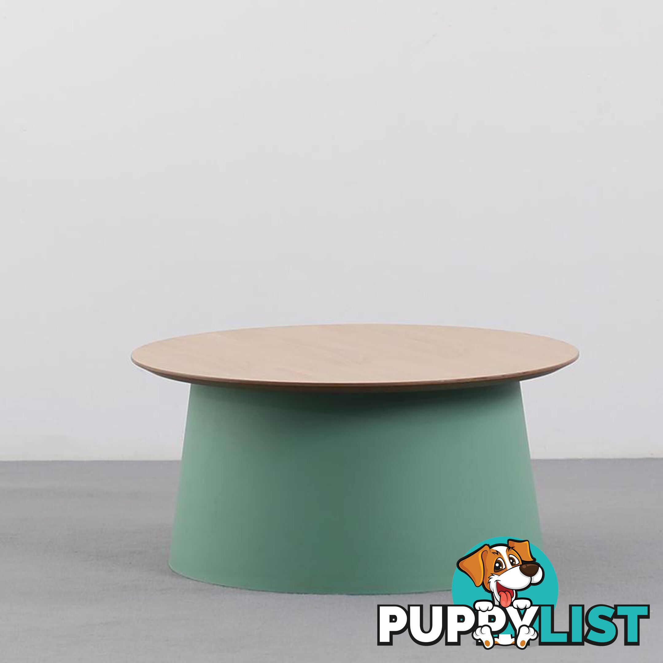 ZEEBA Coffee Table 69cm - Green & Natural - BB-299M-GR - 9334719010991