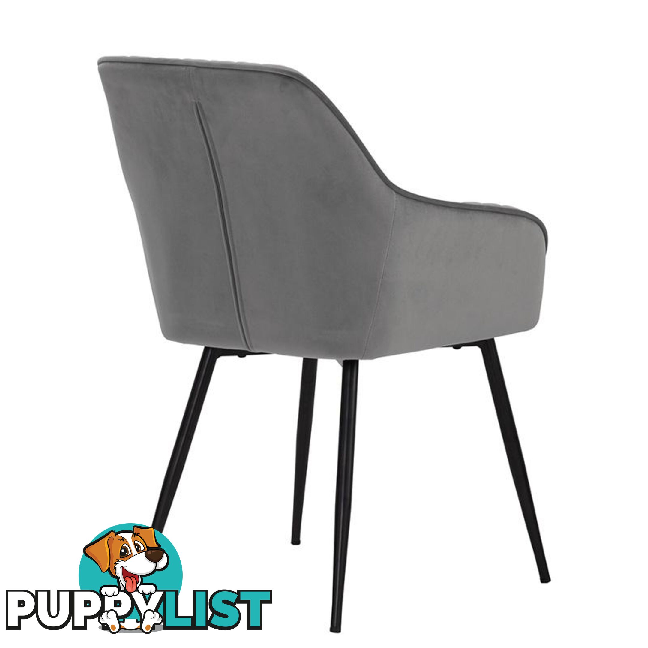 HAKON Dining Chair -  Grey & Black - 241247 - 9334719009704