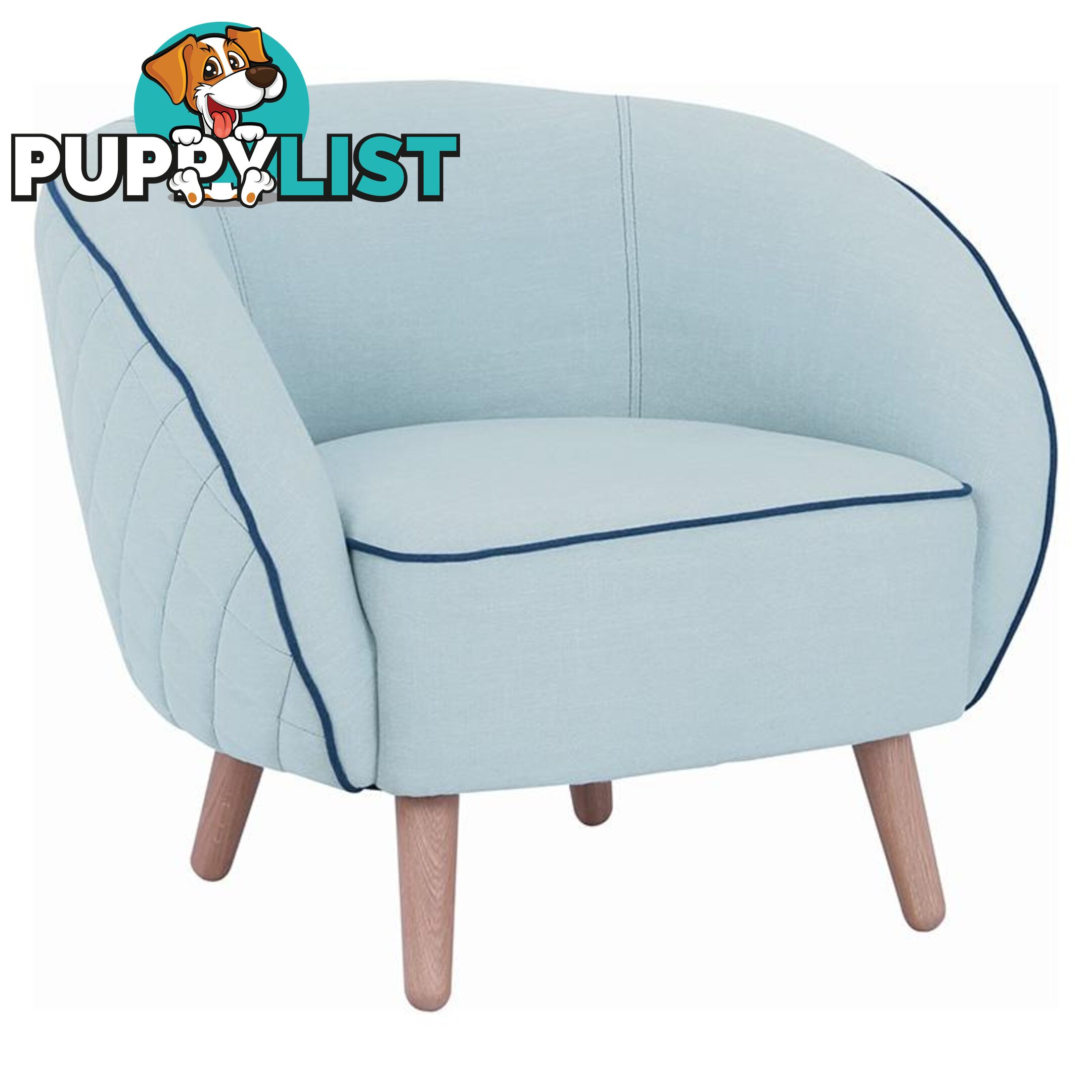 BRAT Lounge Chair - Aquamarine - 231112 - 9334719006192