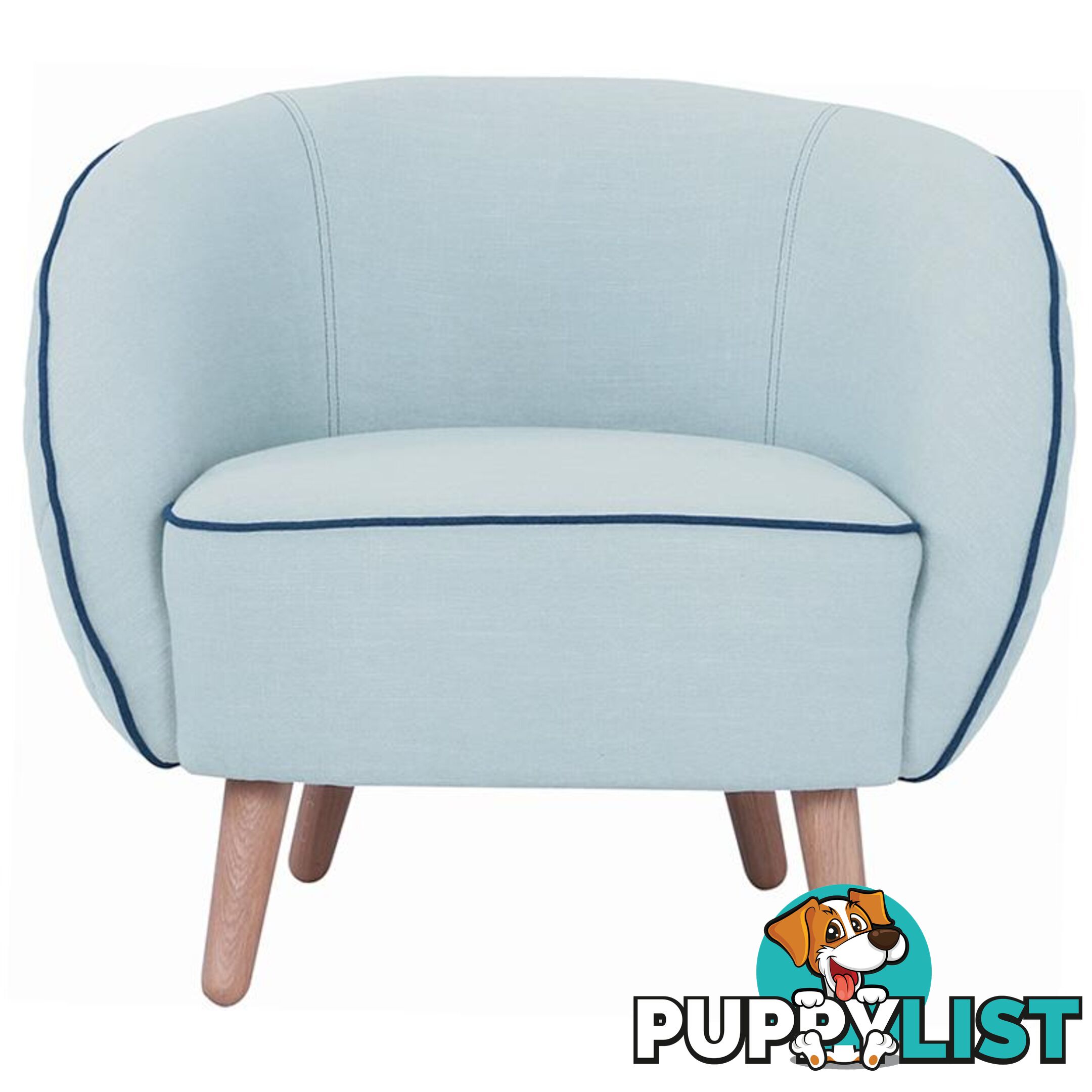 BRAT Lounge Chair - Aquamarine - 231112 - 9334719006192