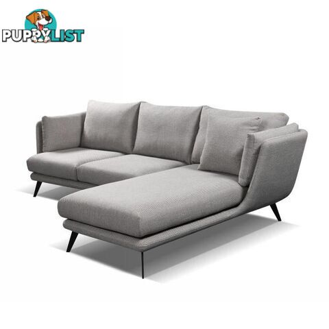 RANNI 3 Seater Sofa With Right Chaise - Warm Grey - HD-9551-R - 9334719001098