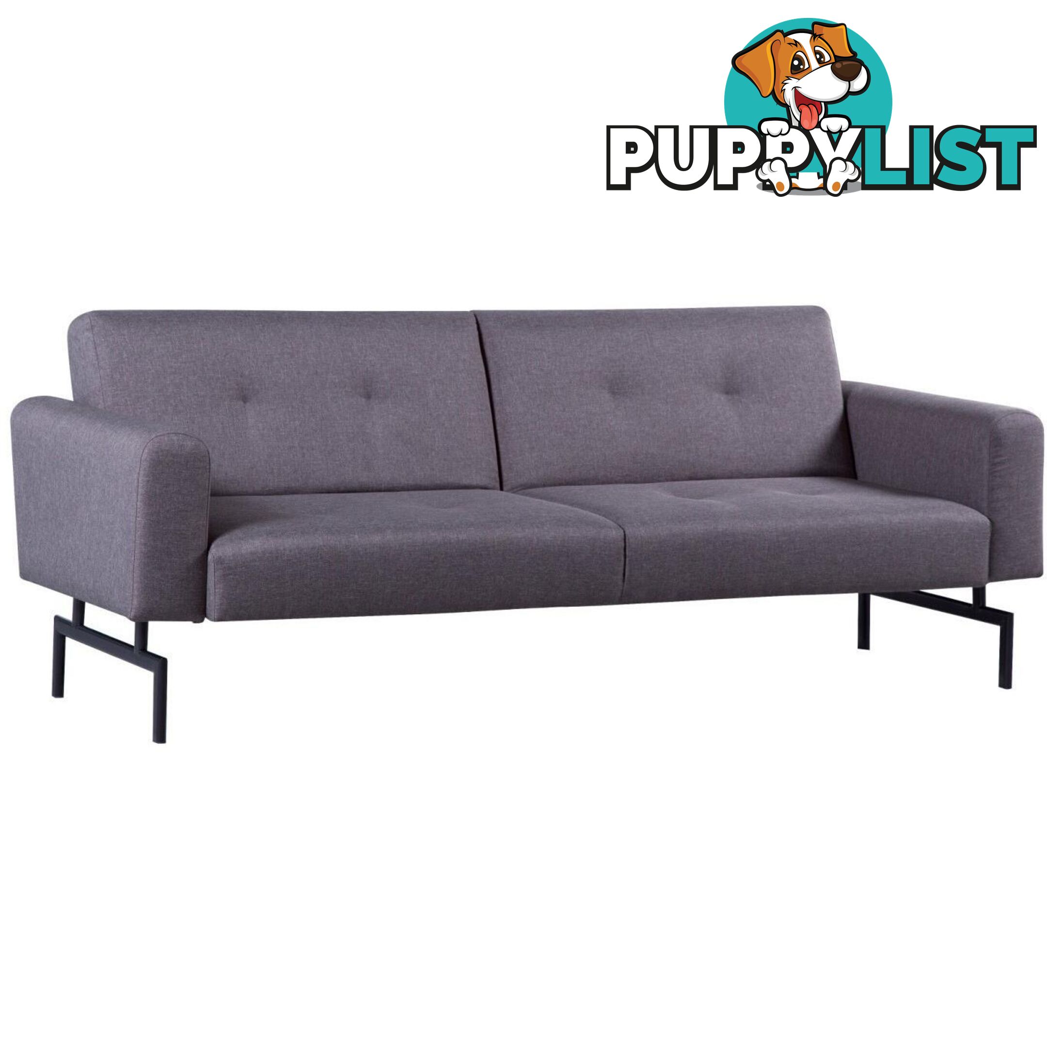 LEXI 3 Seater Sofa Bed - Grey - MS-SP115 - 9334719006567