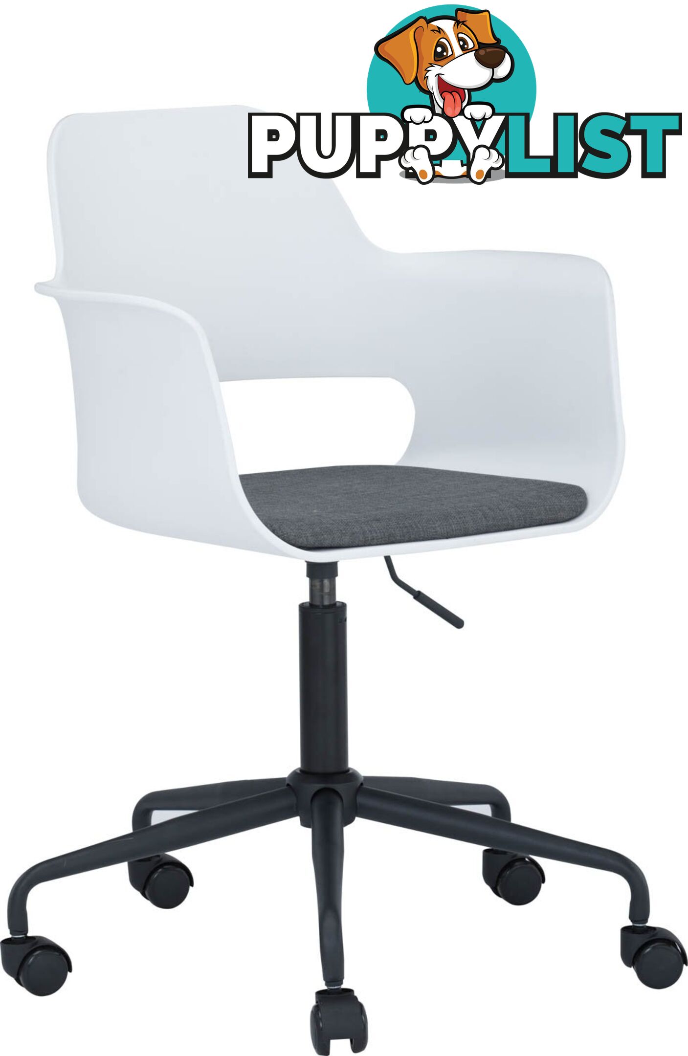 LAXMI Swivel Chair - White - 221002 - 9334719005911