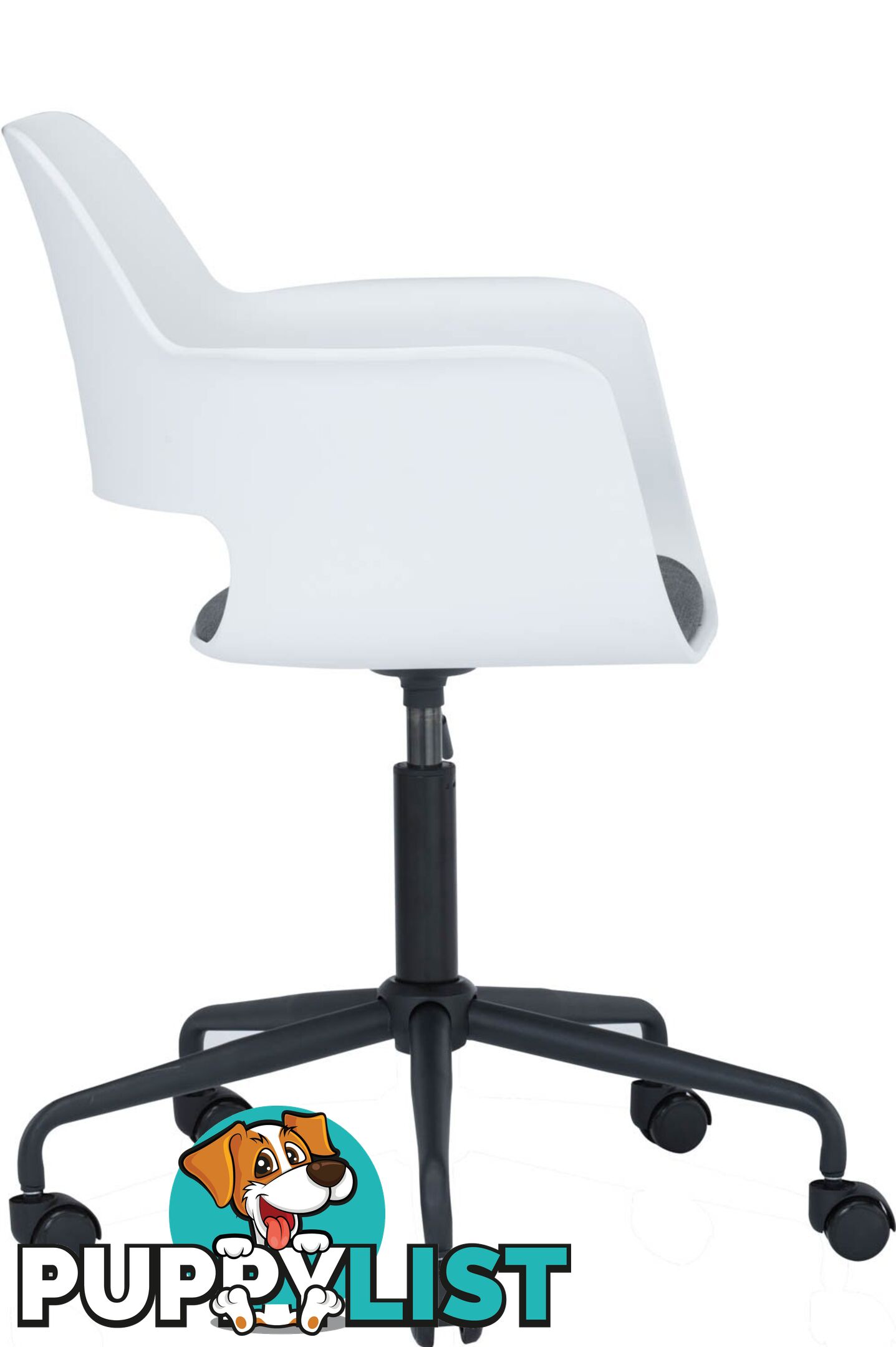 LAXMI Swivel Chair - White - 221002 - 9334719005911