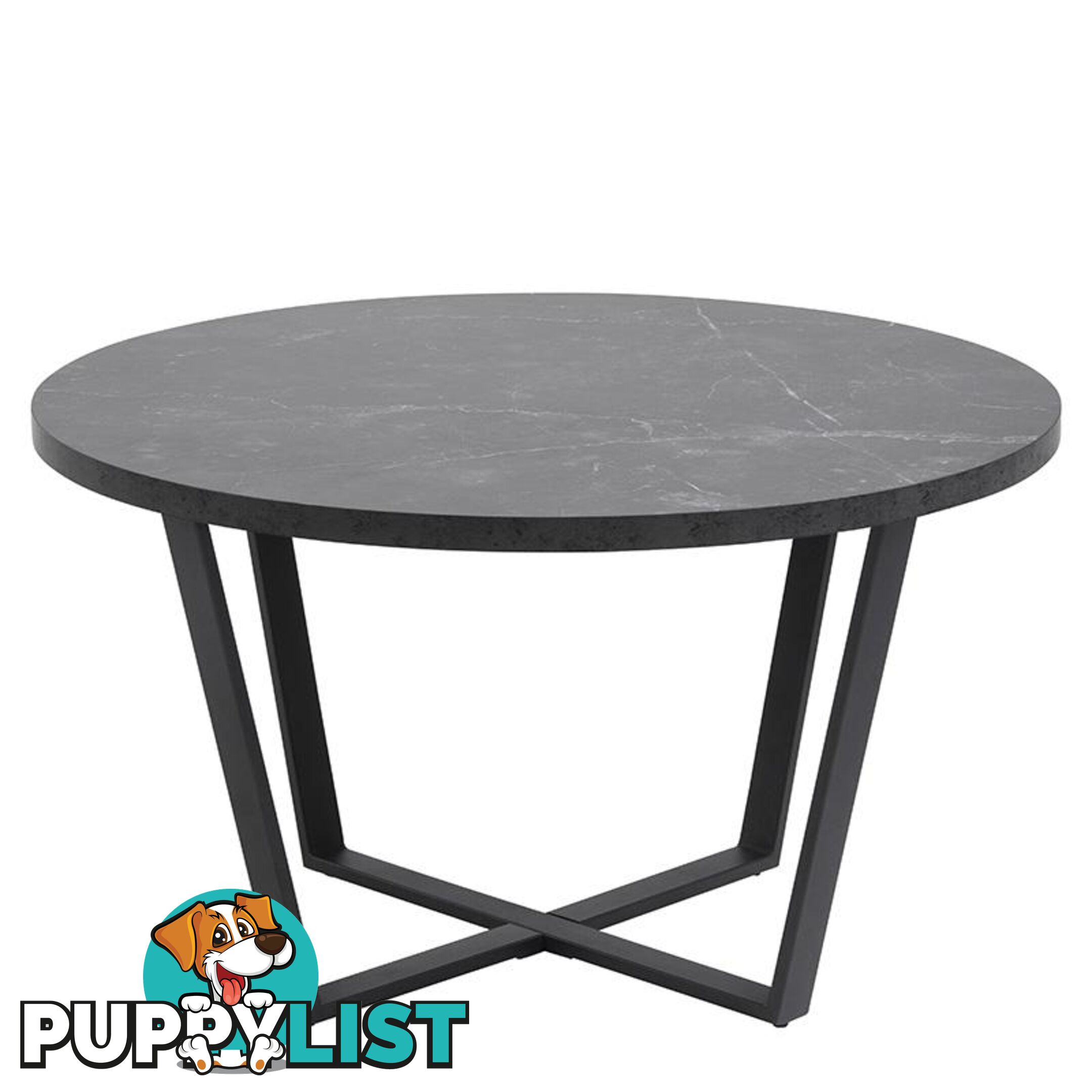 LOTTA Round Coffee Table 77cm - Black - AC-0000085723 - 5713941108142