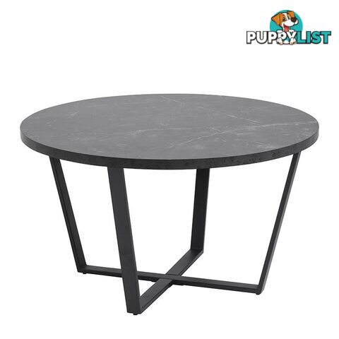 LOTTA Round Coffee Table 77cm - Black - AC-0000085723 - 5713941108142