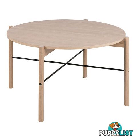 ANTAL Round Coffee Table 80cm - Oak - AC-0000076569 - 5713941005144