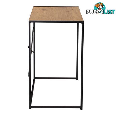 BRADFORD Study Desk 100cm - Natural & Black - 123009 - 9334719000350