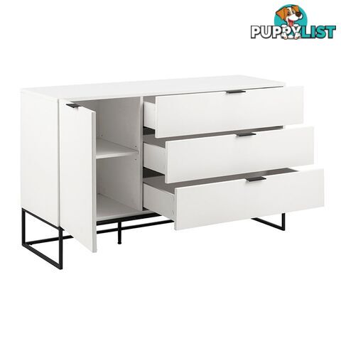 SVANA Sideboard 134cm - White - AC-H000020357 - 5713941089670