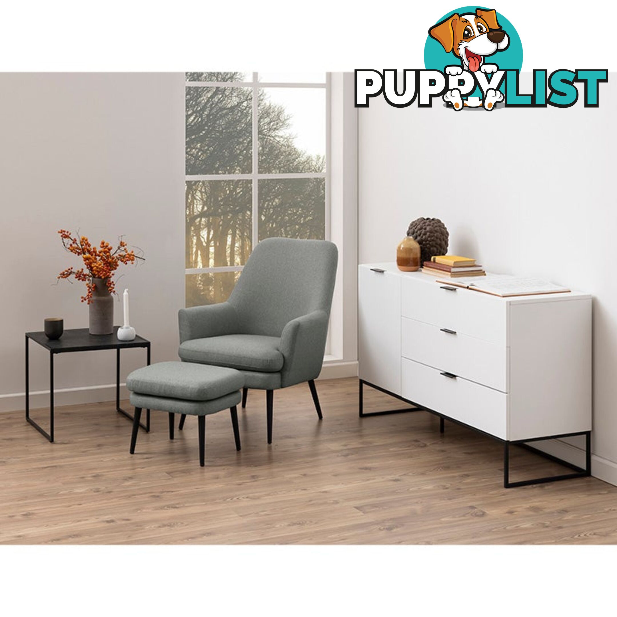 SVANA Sideboard 134cm - White - AC-H000020357 - 5713941089670