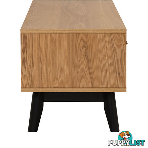 CASTOR Entertainment TV Unit 180cm - Natural, Navy Blue & Black - 336054 - 9334719012209