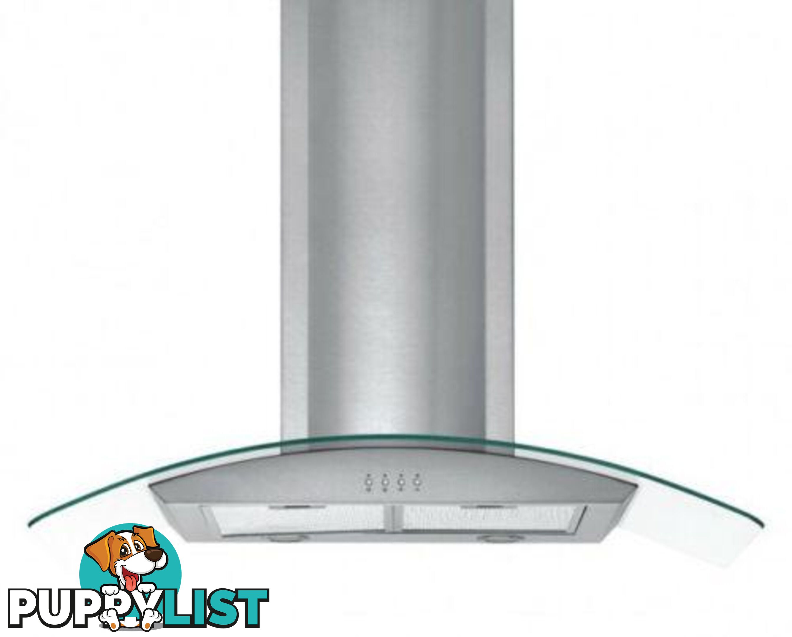 PYE 900mm Stainless Steel Glass Canopy Range Hood - RH900S