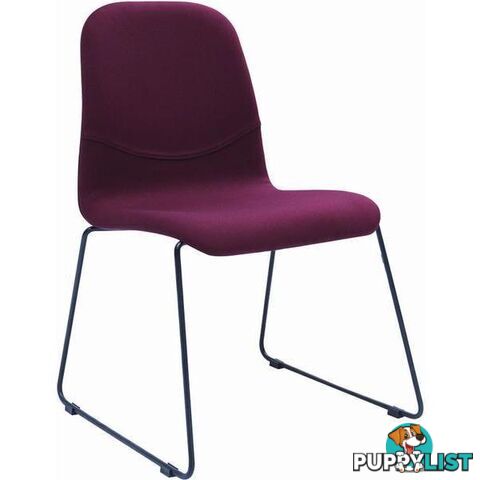 AVA Dining Chair - Black Metal +  Ruby - AVA_DC802-3110 - 9334719000947