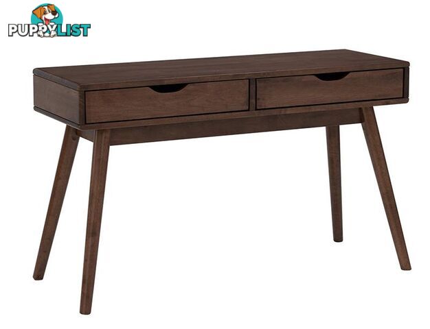 LAMAR Console Table with 2 Drawers 122cm - Walnut - 134044 - 9334719000602